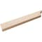 Ekena Millwork 2in. W x 6in. H x 36in. L Pescadero Woodgrain TimberThane Rafter Tail, Primed Tan RFTUR02X06X36PECRCPR - alternate 4